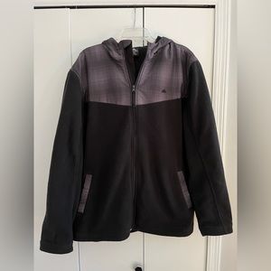 Snozu-Black Zip-Up Hoodie Sweatshirt. Size 2XL.